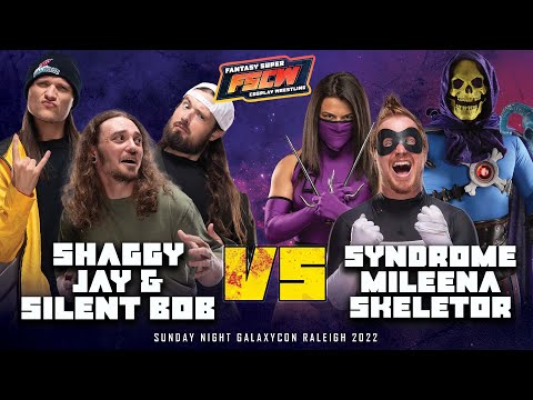 FSCW Cosplay Wrestling Scooby Doo's Shaggy, Jay & Silent Bob Vs