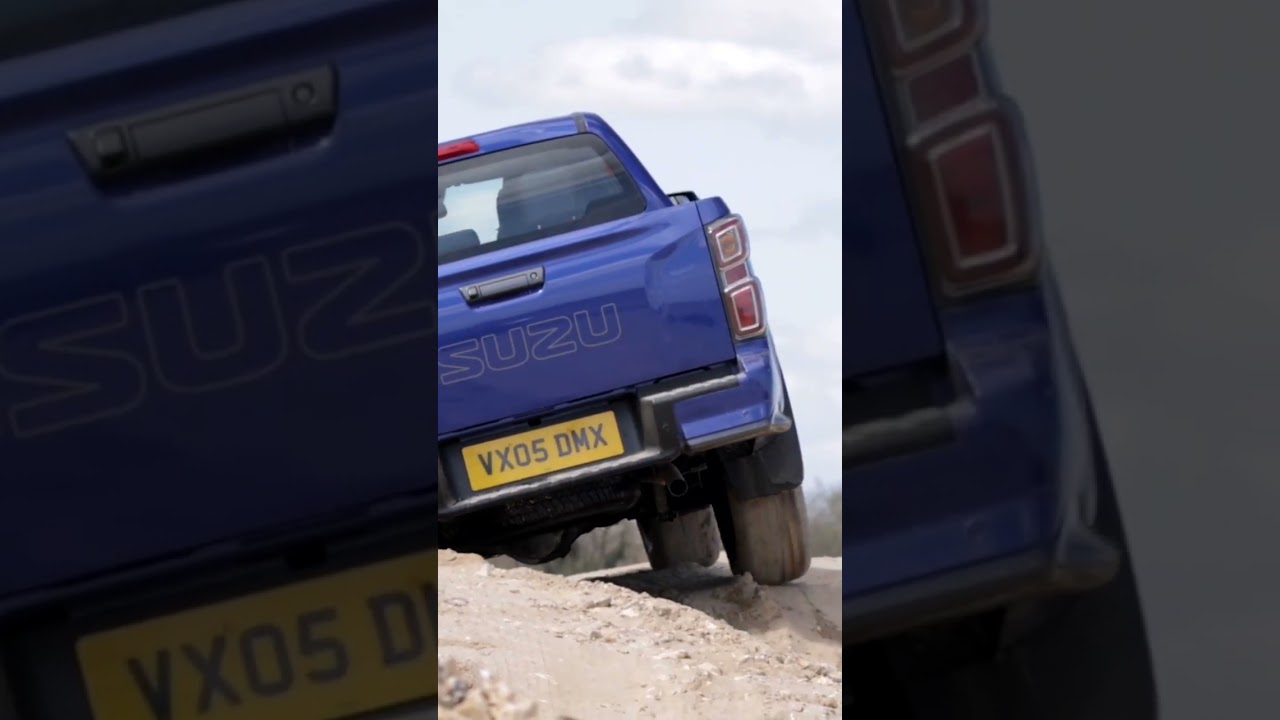 2021 Isuzu D-Max which is tackling some off-road obstacles to show its capabilities | 