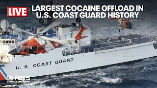 LIVE: Coast Guard announces largest cocaine offload in U.S. Coast Guard history