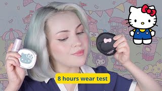 WAKEMAKE x Hello Kitty Review 🎀 Full Face + 8 Hour Wear Test | is it worth it