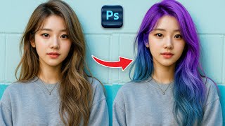 Photoshop Tutorial for Changing Hair Color screenshot 3