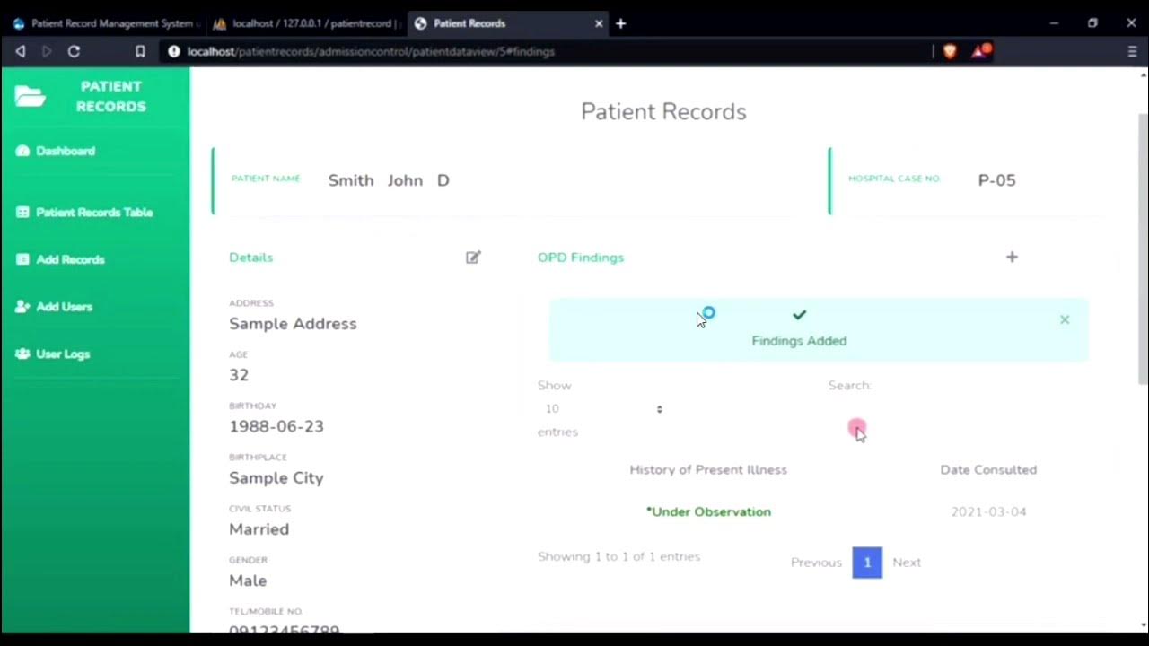 Patient Record Management System YouTube