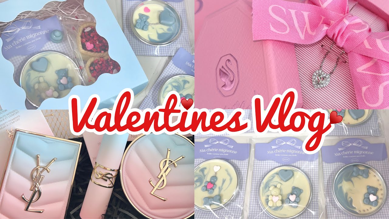 S*y様 コスメまとめ売り♡⑦ Vlog] New YSL cosmetics🩵🤍 Valentine's Day limited accessories