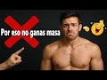 Por Qué NO Estás Ganando Masa (Y Cómo Corregirlo)