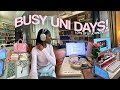 Study vlog  busy uni days productive study tips student success at london college 2024