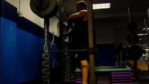 Juggernaut Training Systems-Chad Smith-Box Squats with chains