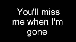 Simple Plan - When I'm Gone (acoustic version - lyrics) chords