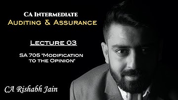 CA Intermediate Audit | CA Rishabh Jain | Lecture 3
