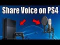 How to share VOICE in PS4 livestream fix