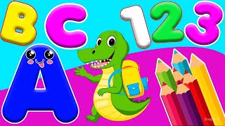 Learn number with|  mr.cat |1234Kids learning songs videos |Learning 123 phonics for kids|