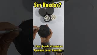 Como hacer ruedas para aviones y carros RC