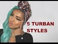 5 TURBAN STYLES | TALI QUINDIO