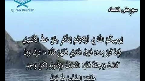 شيخ سعد الغامدي سورة النساء تةفسيري كوردي بةنوسين و كوفتارshex saad Al xamedi surah Al nisa
