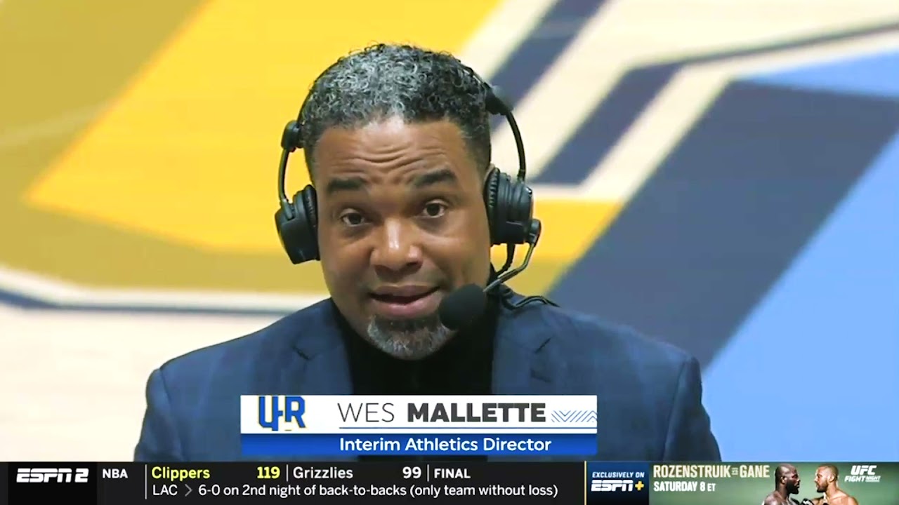 ESPN Interview with Interim AD Wes Mallette - Keep UCR Athletics