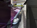 Trendy purple vinyl fits classic BWM perfectly #CarWrap #ColorShiftWrap #AutoVinyl #WrapFactory #B2B