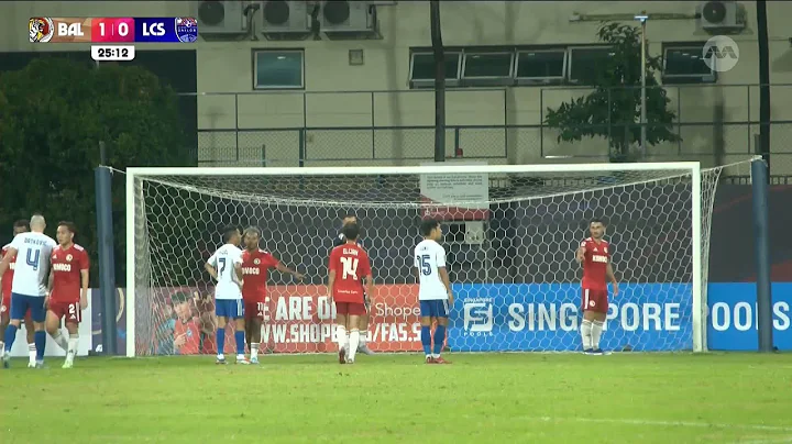 Bailey Wright heads home to make it 1–1 for the Sailors| Singapore Cup 25/26