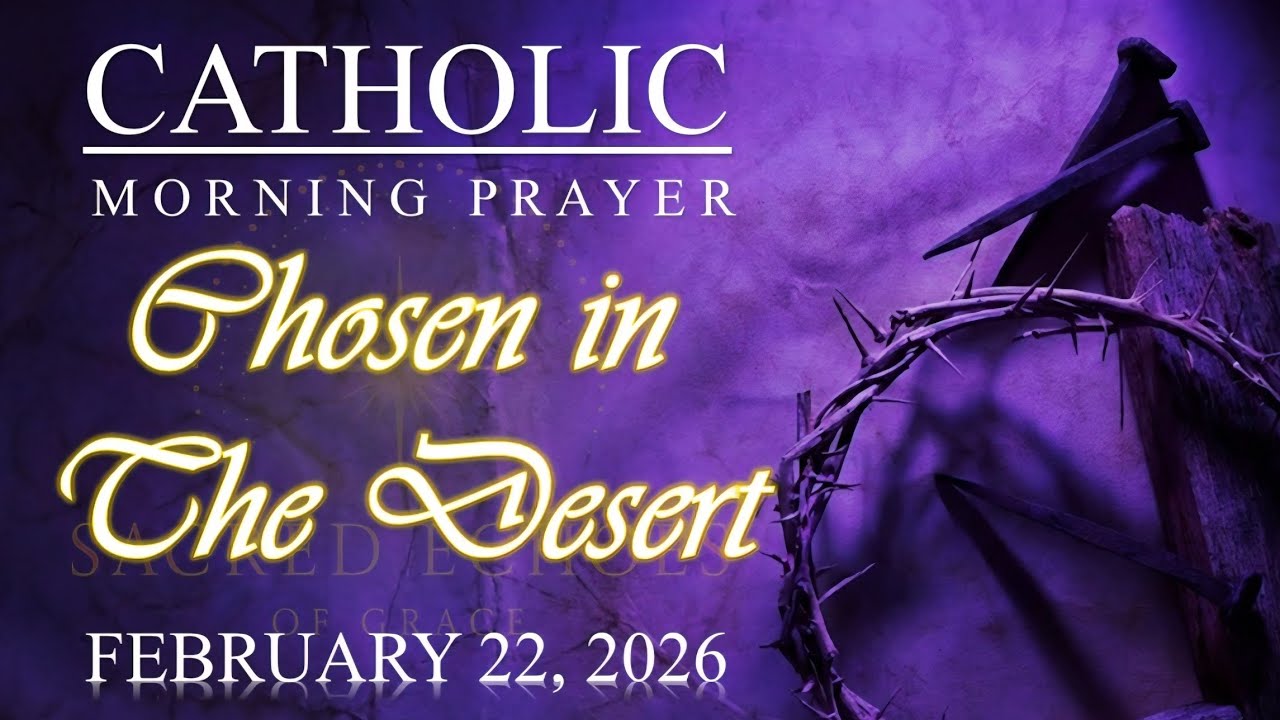CHOSEN IN THE DESERT | Catholic Morning Prayer for the 1st Sunday of Lent | February 22, 2026