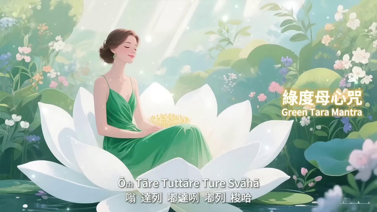 綠度母心咒🌿 11H穩定情緒～輕輕撫平，找回內在更溫柔的自己 🎧  溫潤磁場11小時，照亮自己，也溫暖世界｜Green Tara Mantra 🙏轉發分享，功德無量🙏
