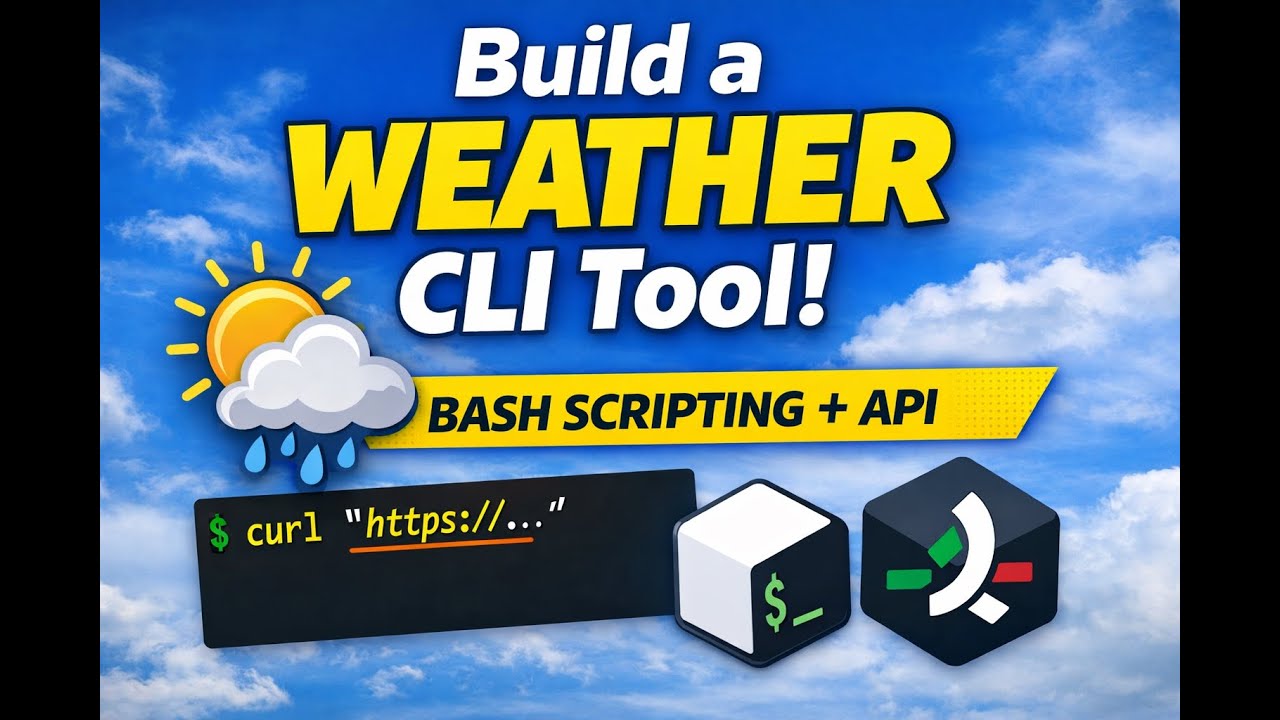 Build a Weather CLI Tool Using Bash Script | curl & jq API Project