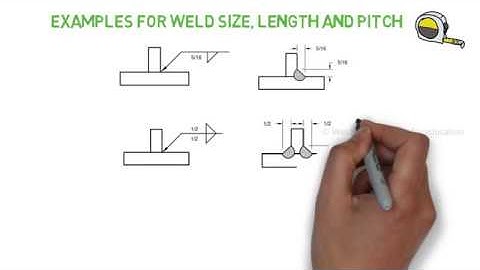 Dimension of the fillet weld :Weld Joints and Welding symbols: Part 5