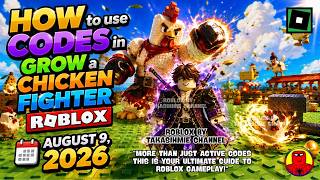 *CODES* UPDATE Grow a Chicken Fighter Game Roblox August 9, 2026 - Claim Free Rewards!