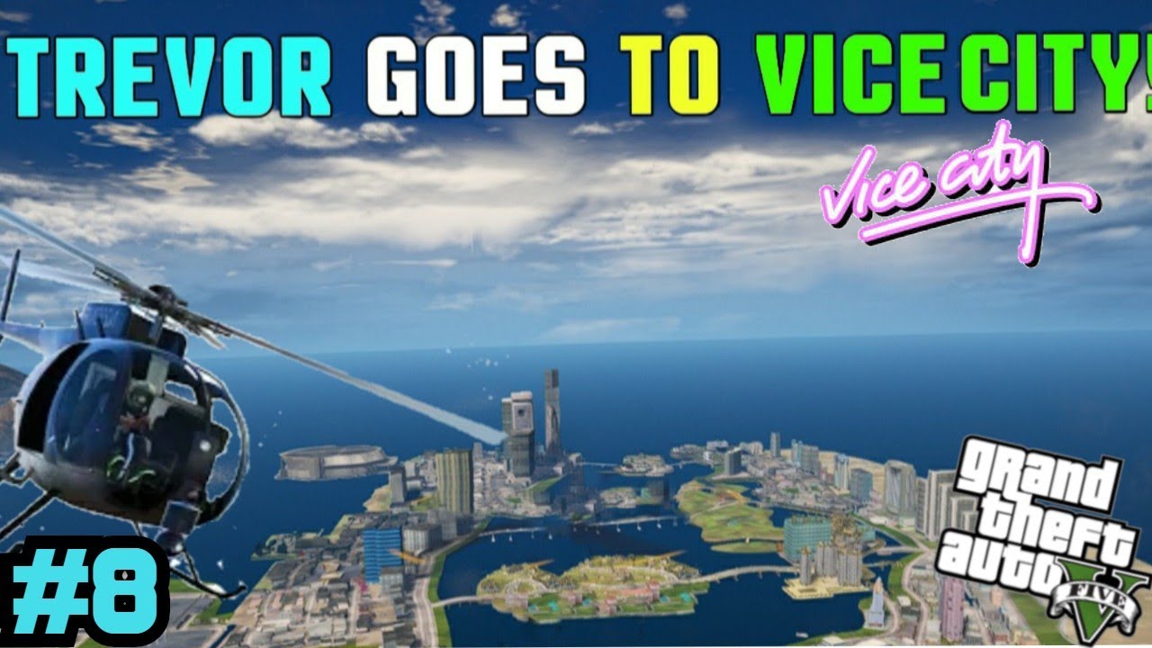 GTA 5GOING TO VICE CITY IN MY GOLD PLANE😍GTA 5 GAMEPLAY 8 YouTube