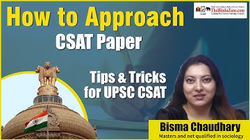 How to Approach CSAT Paper | Tips & Tricks for UPSC CSAT | Strategy for UPSC CSE | The Hindu Zone