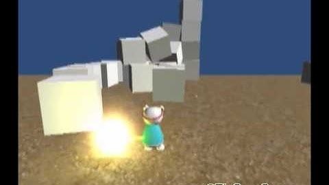 Dragonboss - Kinect game based on Dragonball with TheBoss_Bear and lots of kamehameha!