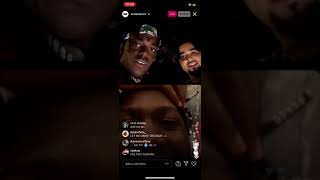 Kodak Black goes (Live) with Lil Yachty and talks about working on another collab / music video