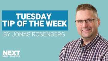 Tuesday Tip of the Week with Jonas Rosenberg!