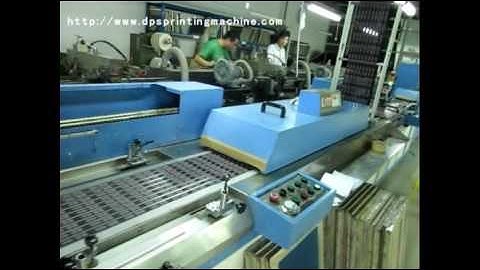 DOPSING SPE 3000S 4colors clothing label/lanyards automatic screen Printing machine