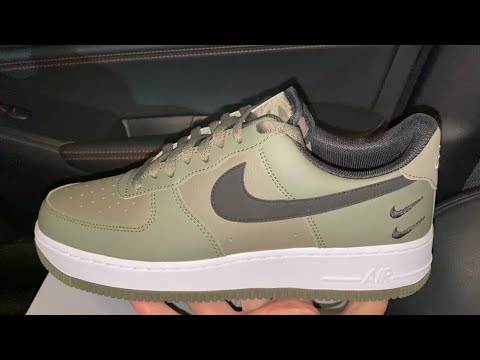Nike Air Force 1 Double Swoosh Twilight Marsh Olive sneakers Nike Air Force 1 Double Swoosh Twilight Marsh Olive sneakers
