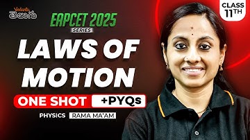 Laws Of Motion Class 11 One Shot In Telugu | Most Expected PYQs | EAPCET Physics | EAPCET 2025