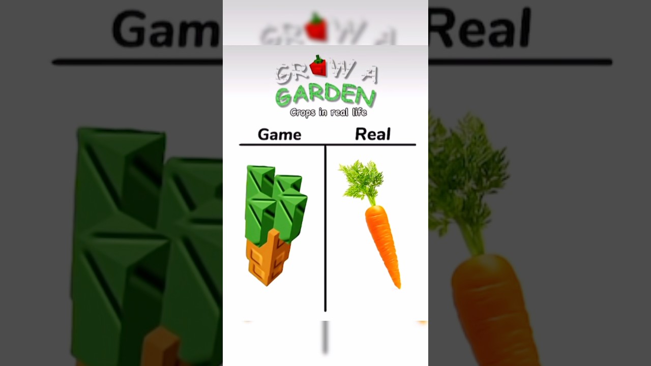 Grow A Garden Crops In Real Life! 