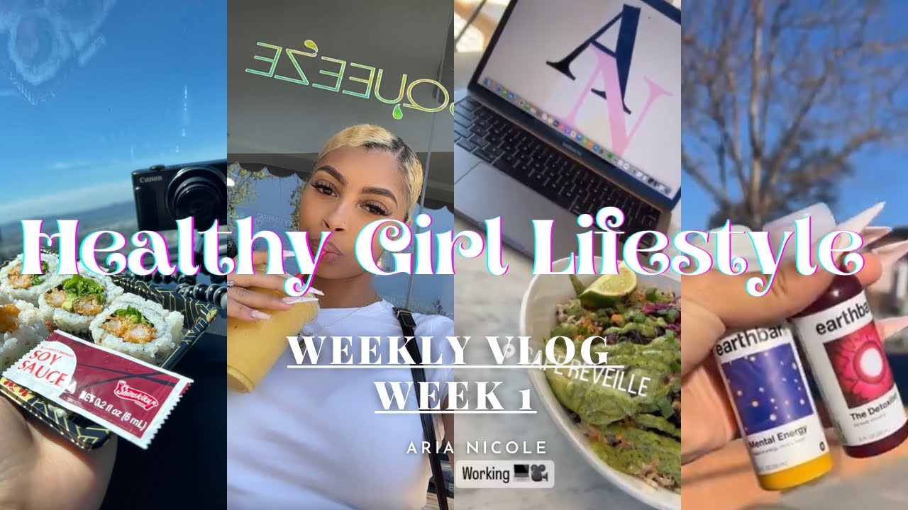 Healthy Girl Lifestyle 🌿😌 (My First Weekly Vlog ) Aria Nicole YouTube
