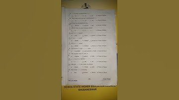 +3 third semester communicative english (2023) question paper of Utkal university