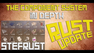 The Rust | Component System | All Craftables | Rust New Update | New Caves | tips walkthrough