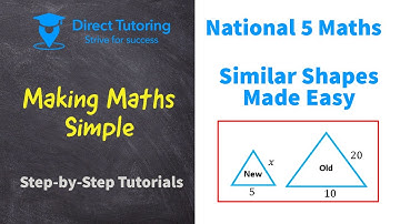 How to Solve Similar Shapes, Area & Volume. National 5 Maths