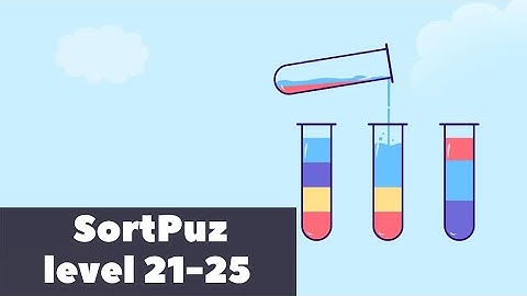SortPuz level 21, 22, 23, 24, 25 | WalkThrough | Gameplay
