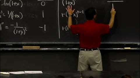 Lec 10 | MIT 18.01 Single Variable Calculus, Fall 2007