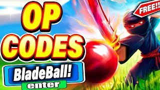 ALL NEW *SECRET CODES* IN ROBLOX BLADE BALL (new codes in roblox Blade Ball ) NEW