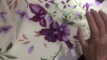 🥦🔟. Cách may áo Pijama nữ / Ráp thân và lên lai. ( vải lụa)