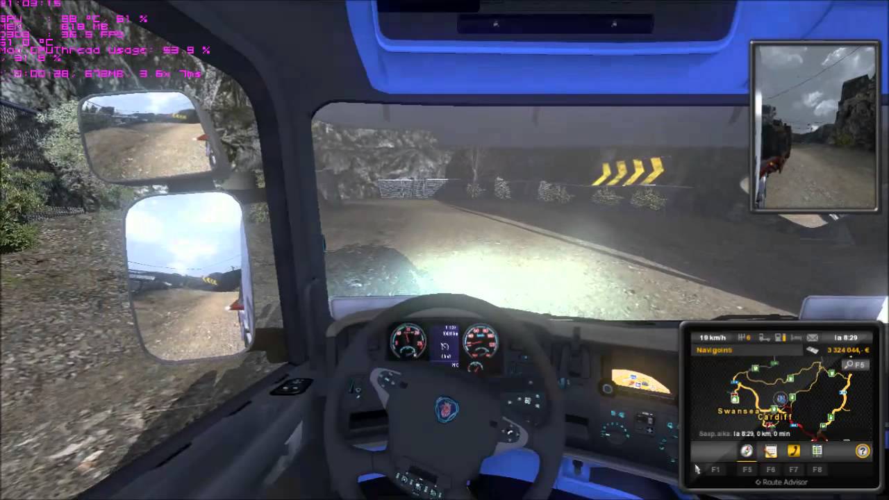 exhaust braking in ETS 2 YouTube
