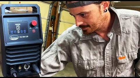 First weld with the new Eastwood Elite TIG 200 LCD