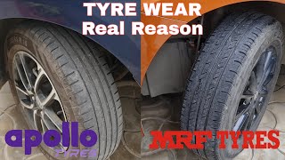 Apollo Alnac vs MRF Zvtv | 185/65 R15 tyre | Tyre wear real reason | Swift vs Baleno | Vid ARN screenshot 5