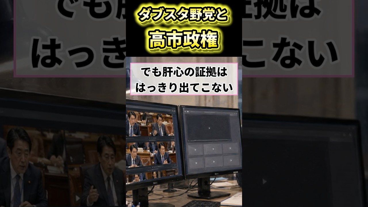 テレビ・新聞が絶対に報じない「高市中傷疑惑」の致命的な矛盾！モリカケの再来とオールドメディア信仰の終焉