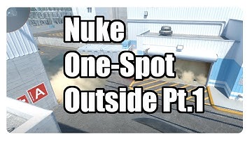 CS2 Nuke - 1 Spot Outside Smokes (Part 1: Mini Control & A Split)
