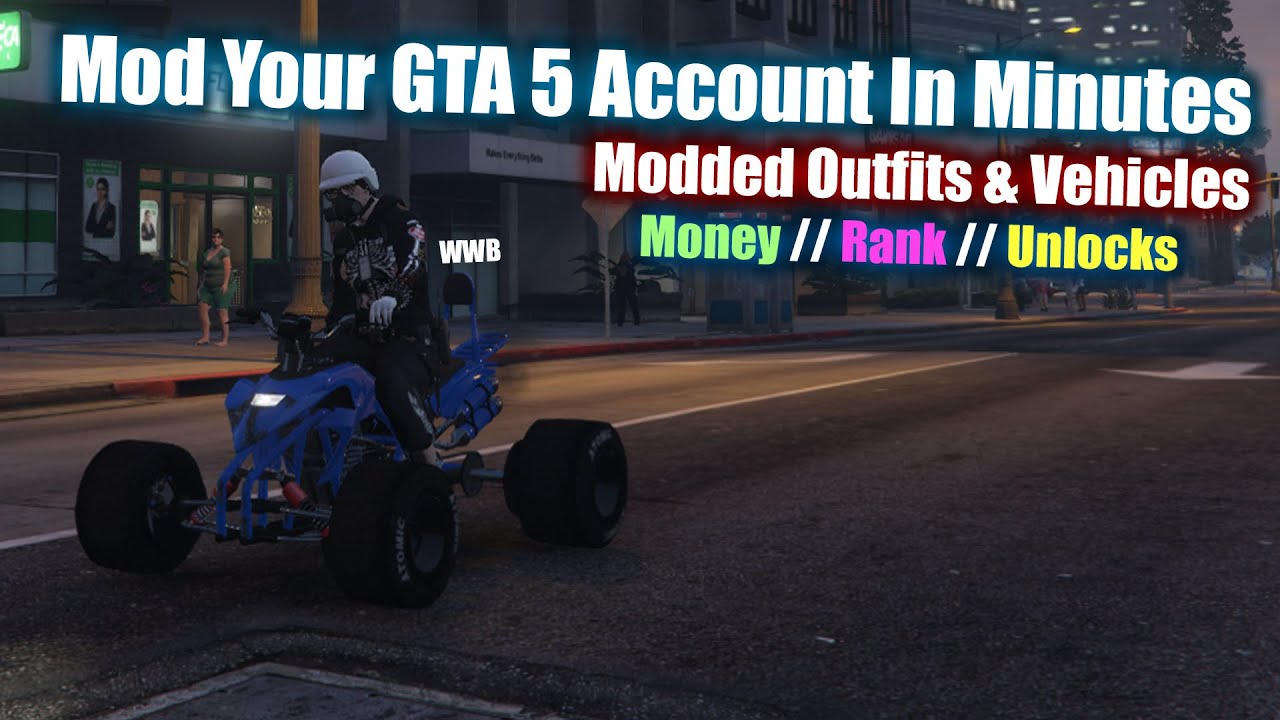 How To Mod Your GTA 5 Online Account FAST (Money, Rank, Unlocks, Modded Cars & Outfits)