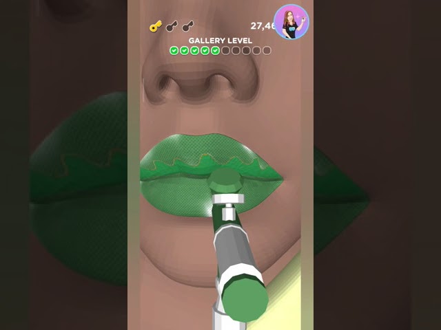 Lip Art 3D - Amazing Burger Lips 💋 - Game - Game Play