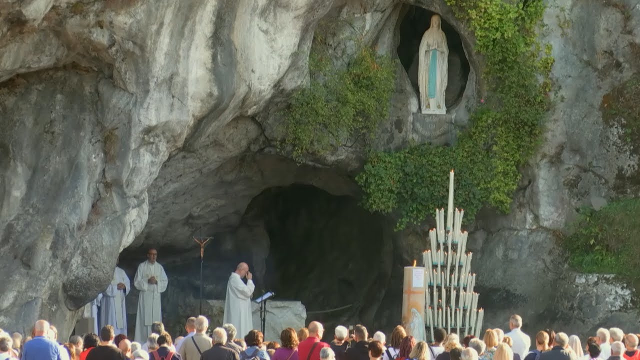 Chapelet à la Grotte de Lourdes 20/09/2022 LIVE Rosary from Lourdes